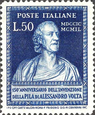 150° anniversario dell´invenzione della pila di Volta