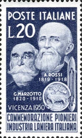 Commemorazione pionieri dell´industria laniera italiana