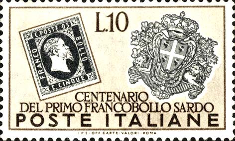 Centenario dei primi francobolli sardi