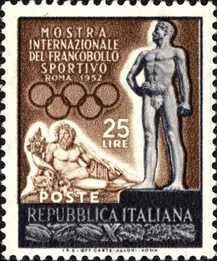 Mostra internazionale del francobollo sportivo a Roma