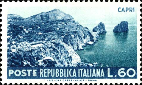 Propaganda turistica - Capri e i faraglioni