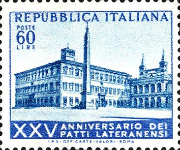 25° anniversario della firma dei Patti Lateranensi