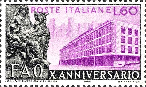 10° anniversario della F.A.O.