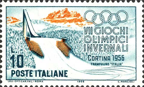 VII giochi olimpici invernali a Cortina