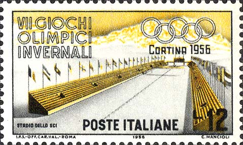 VII giochi olimpici invernali a Cortina