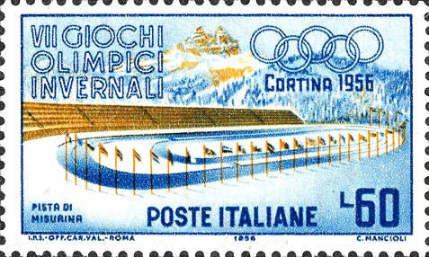 VII giochi olimpici invernali a Cortina