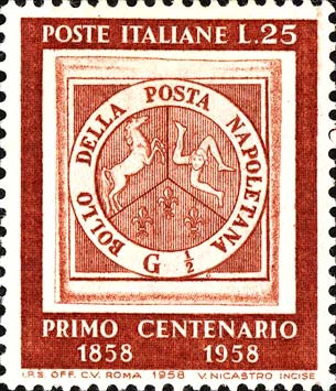 Centenario del primo francobollo del regno di Napoli