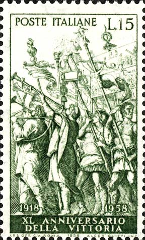 40° anniversario della vittoria nella prima guerra mondiale