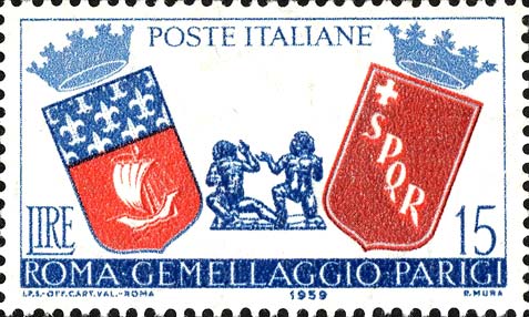 3° anniversario del gemellaggio Roma - Parigi