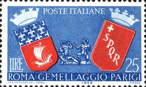 3° anniversario del gemellaggio Roma - Parigi
