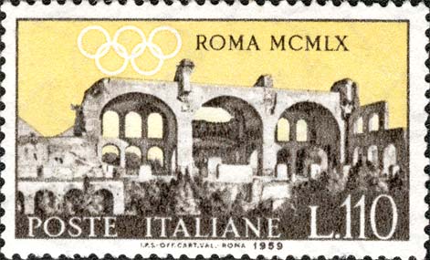 Preolimpica, olimpiadi di Roma del 1960 - Basilica di Massenzio