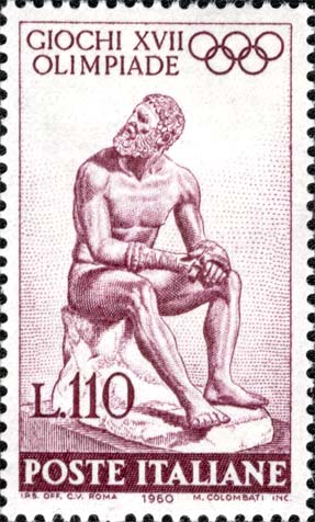 Giochi della XVII Olimpiade - Pugile romano