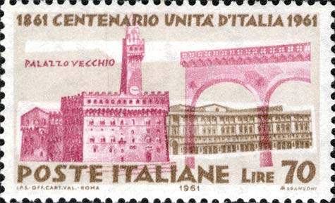 Centenario dell´unità d´Italia - Palazzo Vecchio, a Firenze