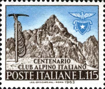 Centenario della fondazione del C.A.I. (club alpino italiano)