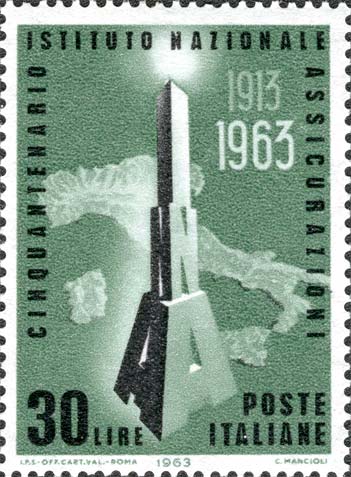 50° anniversario dell´I.N.A. (istituto nazionale assicurazioni)