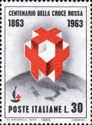 Centenario della fondazione della croce rossa