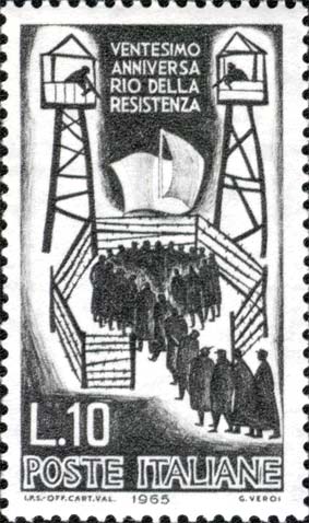 20° anniversario della resistenza - Campo di concentramento