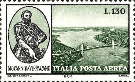 Inaugurazione del ponte Giovanni da Verrazzano a New York
