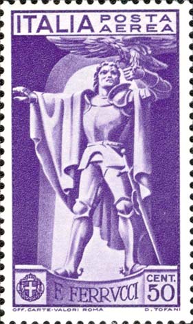 400. Todestag von Francesco Ferrucci - Statue von Francesco Ferrucci