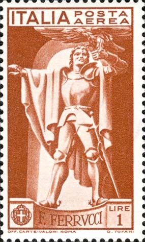 400. Todestag von Francesco Ferrucci - Statue von Francesco Ferrucci