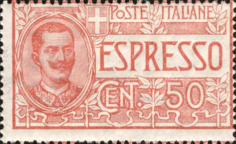 Floreale - Bildnis von Vittorio Emanuele III. in einem Oval