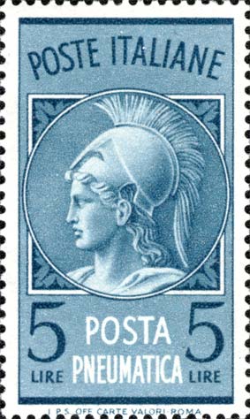 POSTA PNEUMATICA - Testa di Minerva