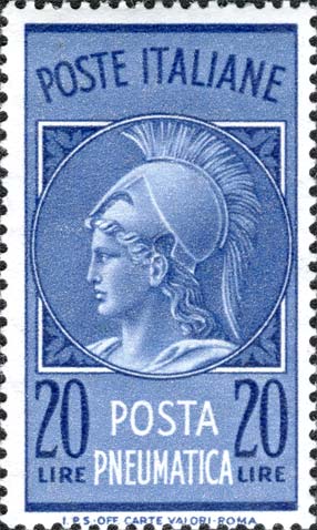 POSTA PNEUMATICA - Testa di Minerva