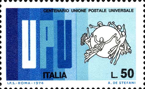 Centenario dell´unione postale universale