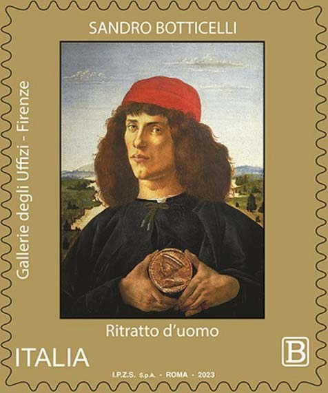 Die Wurzeln von Made in Italy - Porträt eines Mannes, von Sandro Botticelli