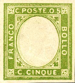 Nicht verausgabt - 5. c. - Reliefbildnis von Vittorio Emanuele II.