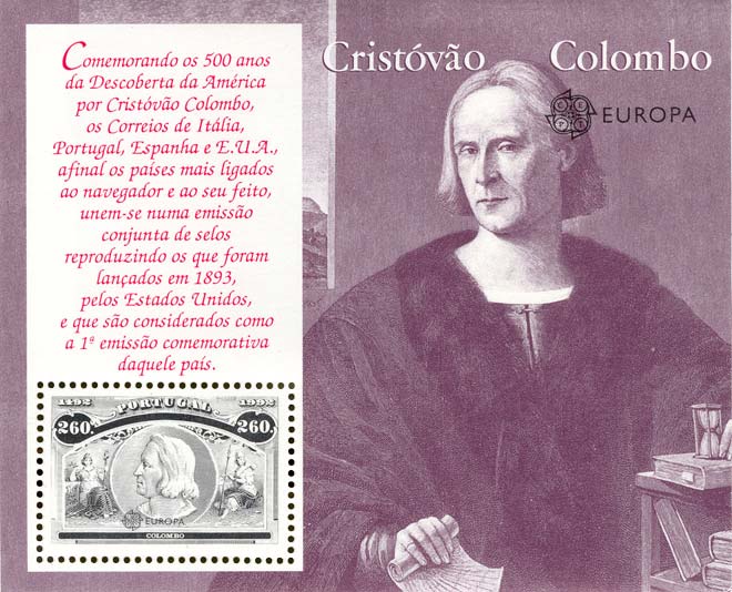 Kolumbianische Feierlichkeiten - Porträt von Christoph Kolumbus