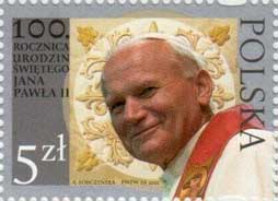 100. Jahrestag der Geburt von Papst Johannes Paul II.