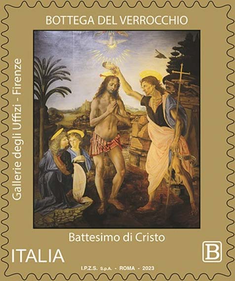 Radici del made in Italy - Battesimo di Cristo, bottega del Verrocchio