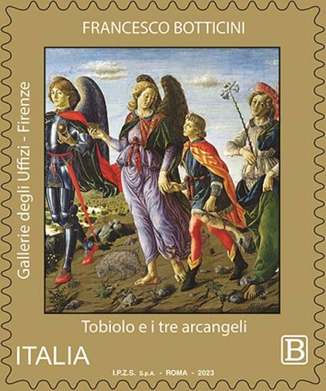 Radici del made in Italy - Tobiolo e i tre arcangeli, opera di Francesco Botticini