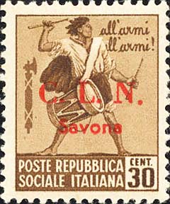 Serie zerstörter Denkmäler, überdruckt - Trommler