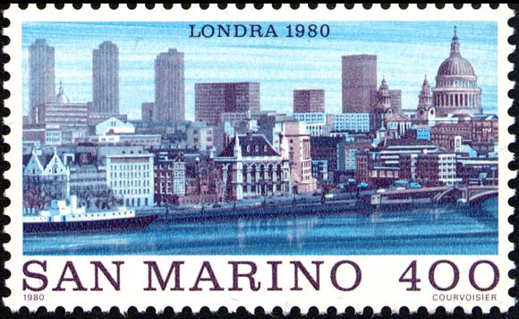 Esposizione filatelica internazionale, a Londra - Londra nel 1980