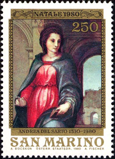 Natale - Annunciazione, da Andrea del Sarto