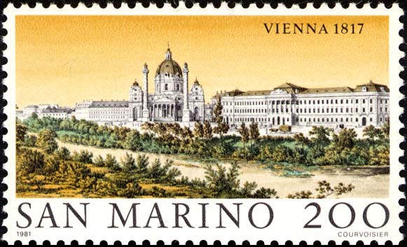 Esposizione filatelica internazionale, a Vienna - Vienna nel 1817