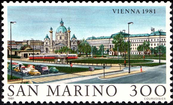 Esposizione filatelica internazionale, a Vienna - Vienna nel 1981