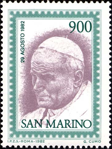 Visita del papa Giovanni Paolo II a San Marino