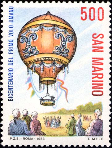 Bicentenario del primo tentativo di volo umano in mongolfiera