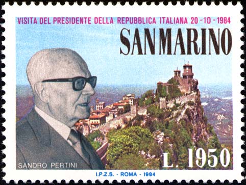 Visita del presidente della repubblica Sandro Pertini