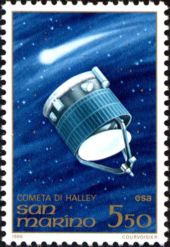 Cometa Halley - Satellite Giotto