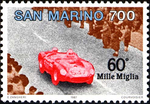 Grandi competizioni automobilistiche - 60° anniversario della mille miglia
