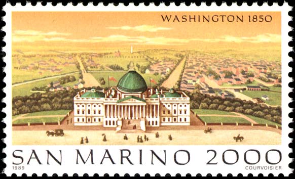 Esposizione filatelica internazionale, a Washington - Washington, nel 1850