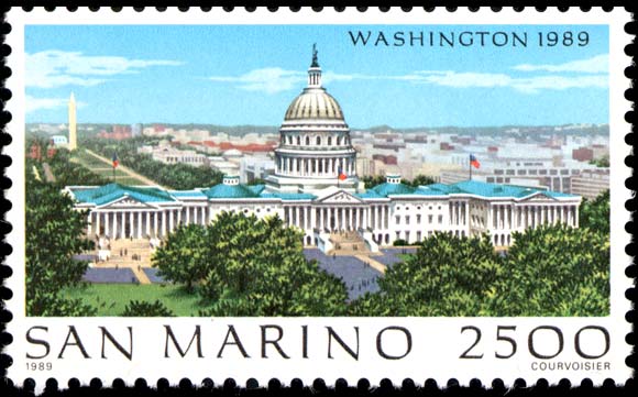 Esposizione filatelica internazionale, a Washington - Washington, nel 1988