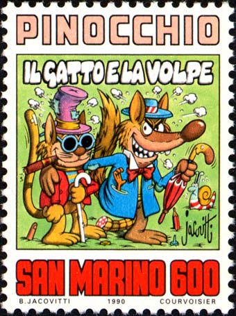 Centenario della morte di Carlo Collodi - Il Gatto e la Volpe