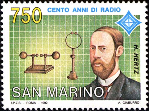 Centenario della radio - Ritratto di Heinrich Rudolf Hertz