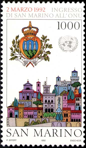 Ingresso di S.Marino all´ONU