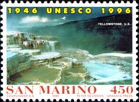 50° anniversario dell´Unesco - Parco di Yellowstone